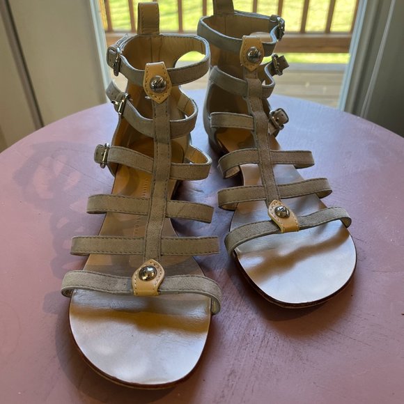 GIUSEPPE ZANOTTI Suede Gladiator Sandal MADE IN ITALY - Picture 2 of 9